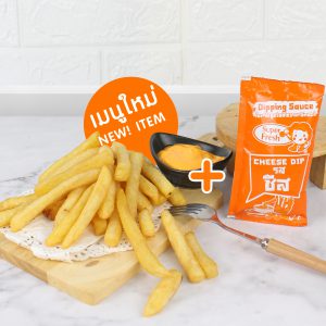 เฟรนช์ฟรายส์และชีสซอส 60 กรัม French Fries And Cheese Sauces 60 g