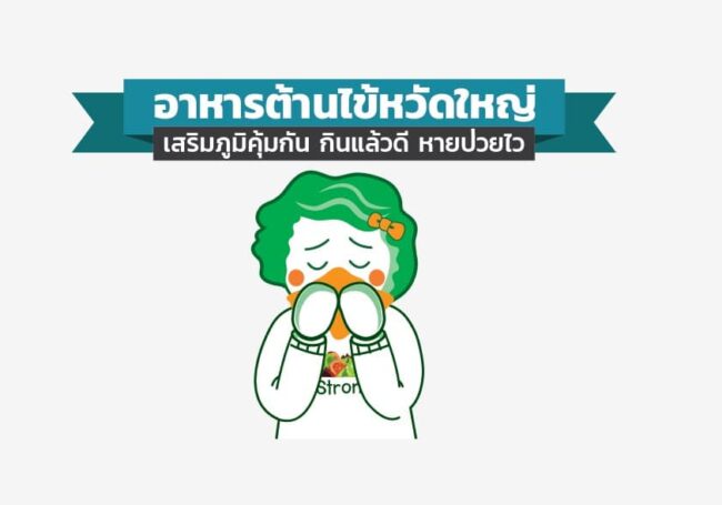 Info อาหารต้านไข้หวัดใหญ่